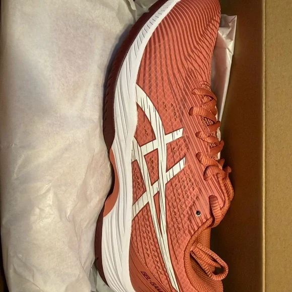 ASICS Light Garnet and White Gel-Game 9 Women's Shoes - Picture 2 of 3